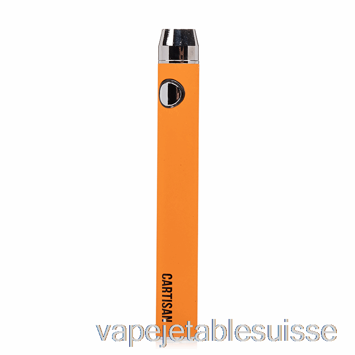 Vape Suisse Cartisan Bouton Vv 900 Double Charge 510 Batterie [micro] Orange